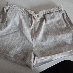 Urban Outfitters Animal Print Drawstring Shorts